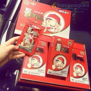 Nước hồng sâm trẻ em Bio hộp 30 gói * 20ml (Baby Bio Tall Kid) 2 nuoc hong sam baby tre em tall kid han quoc 5