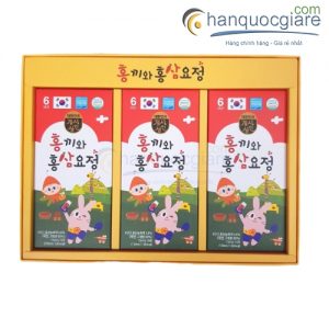Nước Hồng Sâm Trẻ Em Hongki Hàn Quốc hộp 30 gói * 15ml 1 nuoc hong sam tre em baby hongki nonghuyp han quoc 1