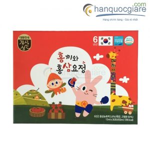 Nước Hồng Sâm Trẻ Em Hongki Hàn Quốc hộp 30 gói * 15ml 2 nuoc hong sam tre em baby hongki nonghuyp han quoc 2 1