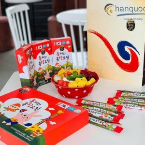 Nước Hồng Sâm Trẻ Em Hongki Hàn Quốc hộp 30 gói * 15ml 5 nuoc hong sam tre em baby hongki nonghuyp han quoc 7 1