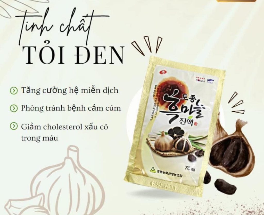 Công dụng Nước Tỏi Đen Kanghwa Hàn Quốc