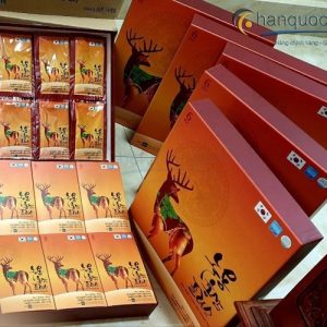 nuoc hong sam nhung huou medicinal han quoc hop 30 goi 70ml deer antler korean red ginseng 3