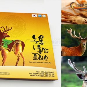 nuoc hong sam nhung huou medicinal han quoc hop 30 goi 70ml deer antler korean red ginseng 4