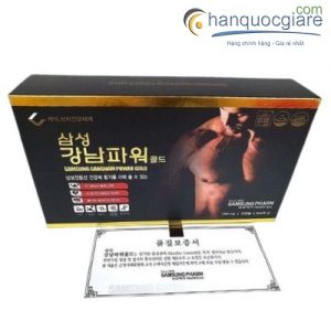 Tăng cường sinh lý nam Samsung Gangnam Power Gold hộp 90 viên 1 tang cuong sinh ly nam samsung gangnam power gold hop 90 vien 2