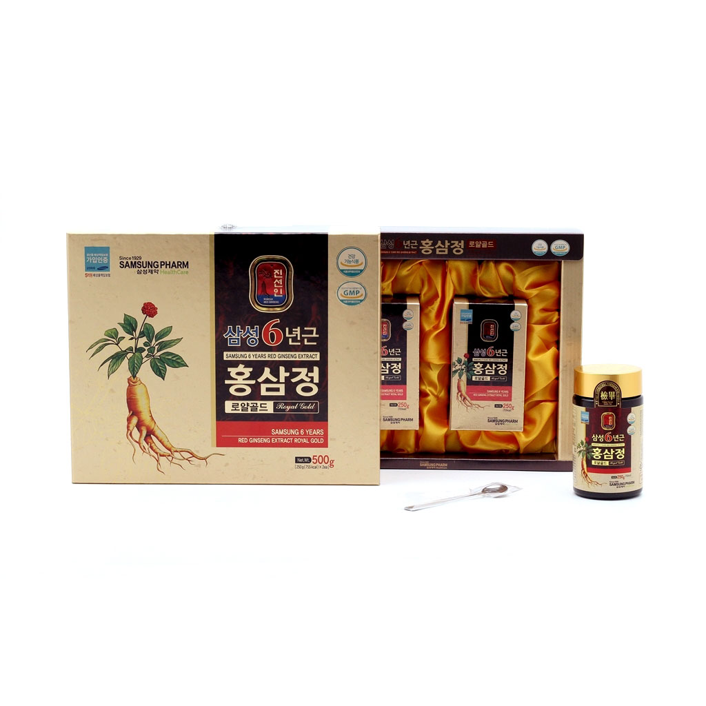 cao-hong-sam-6-nam-tuoi-Jeong-Royal-Gold-Samsung-250-g-x-2-lo-hop-giay-1 cao hong sam 6 nam tuoi Jeong Royal Gold Samsung 250 g x 2 lo hop giay 1 1