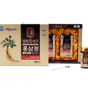 Cao Hồng Sâm Samsung Hàn Quốc hộp 2 lọ * 250g (Samsung 6 years red ginseng extract royal gold) 3 cao hong sam 6 nam tuoi Jeong Royal Gold Samsung 250 g x 2 lo hop giay 1