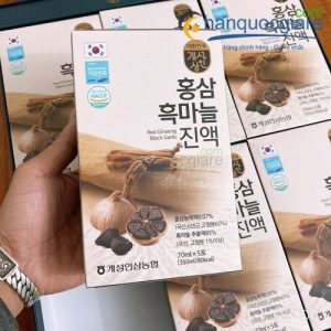 Nước Hồng Sâm Tỏi Đen Nonghyup Hàn Quốc 30 gói 70ml 6 nuoc hong sam toi den nonghyup han quoc 7