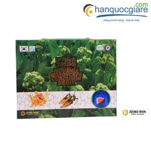 Nước Bổ Gan Đông Trùng Nghệ Nano Jeong Won Hàn Quốc hộp 10 lọ x 100 ml 1 bo gan dong trung ha thao nghe jeong won han quoc