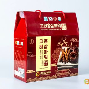 Nước Hồng Sâm Linh Chi Nhung Hươu Plus Jeong Won Hộp 20 Gói x 80ml 3 nuoc hong sam nhung huou linh chi jeong won 20 goi 4