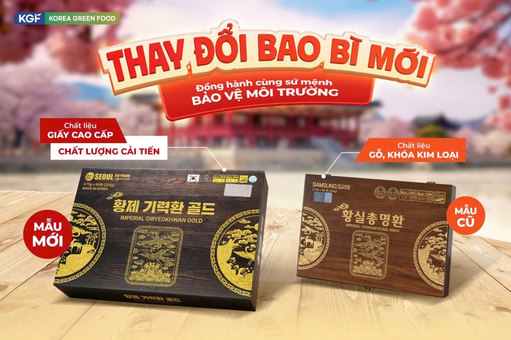 Thông báo thay đổi bao bì sản phẩm